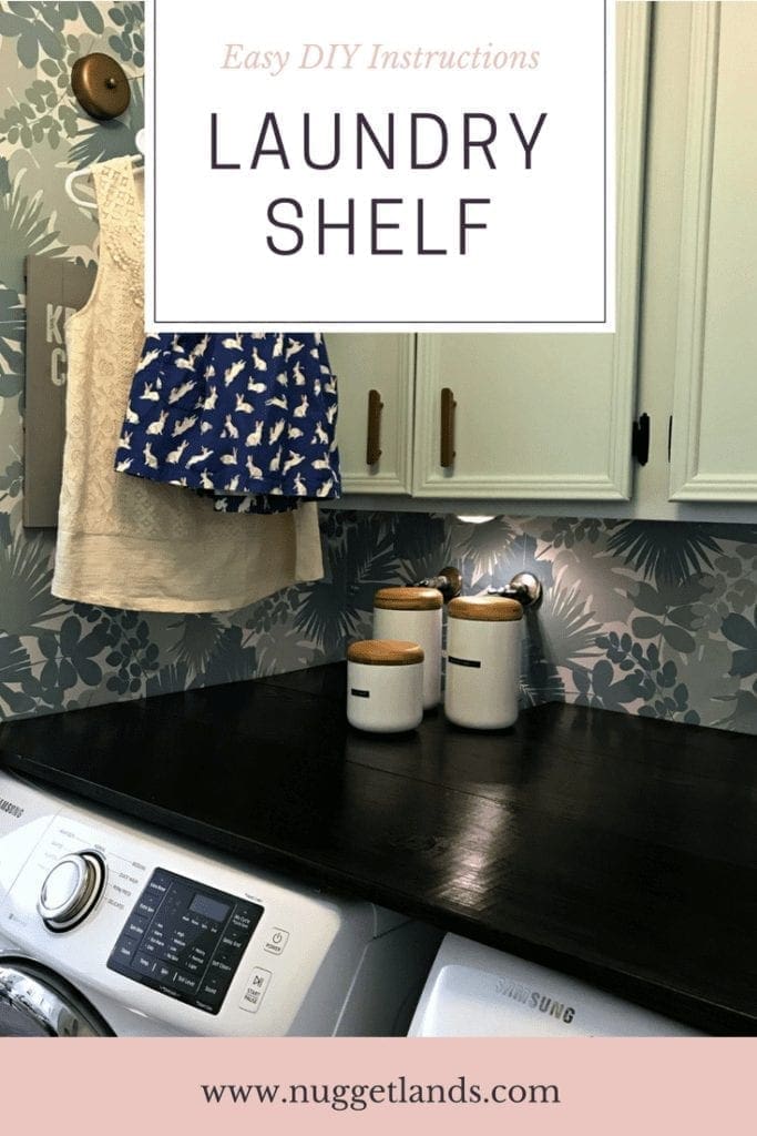 How to Build a Laundry Shelf