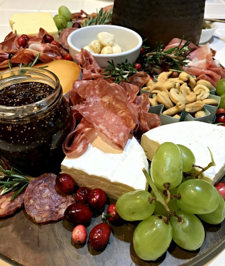 Brie and meat tray from Costco