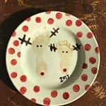 holiday craft plate