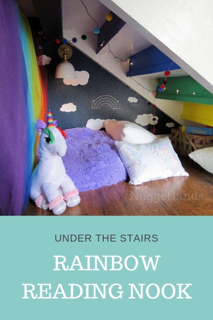 Reading Nook Under the Stairs
