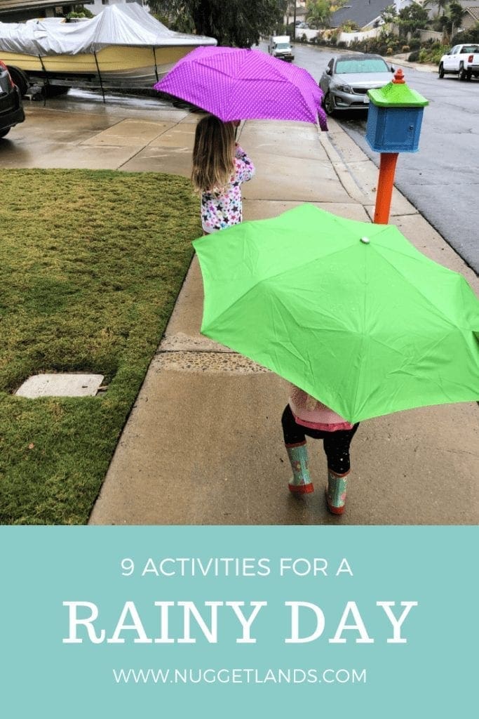 9 Rainy Day Activities to Maintain Your Sanity